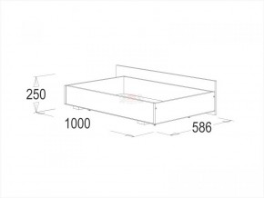 Кровать двойная Ольга 1Н + 2-а ящика (1200*2000) в Елабуге - elabuga.ok-mebel.com | фото 3