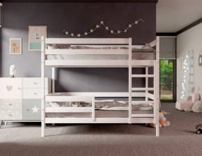 Кровать двухъярусная без крыши 80*190 Белый в Елабуге - elabuga.ok-mebel.com | фото 2