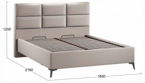 Кровать двуспальная Делана с ПМ Тип 1 в Елабуге - elabuga.ok-mebel.com | фото 4