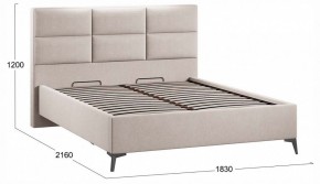 Кровать двуспальная Делана с ПМ Тип 1 в Елабуге - elabuga.ok-mebel.com | фото 4