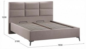 Кровать двуспальная Делана с ПМ Тип 1 в Елабуге - elabuga.ok-mebel.com | фото 4
