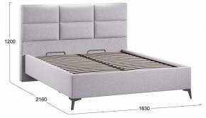 Кровать двуспальная Делана с ПМ Тип 1 в Елабуге - elabuga.ok-mebel.com | фото 4