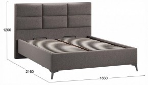Кровать двуспальная Делана с ПМ Тип 1 в Елабуге - elabuga.ok-mebel.com | фото 4