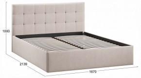 Кровать двуспальная Джоли с ПМ Тип 1 в Елабуге - elabuga.ok-mebel.com | фото 3