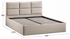Кровать двуспальная Стелла с ПМ Тип 1 в Елабуге - elabuga.ok-mebel.com | фото 3