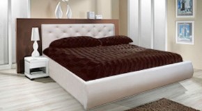 Кровать Интерьерная 1800 с ПМ (ткань 3 кат) в Елабуге - elabuga.ok-mebel.com | фото
