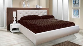 Кровать Интерьерная 1800 с ПМ (кожзам) в Елабуге - elabuga.ok-mebel.com | фото