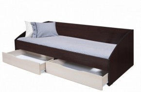 Кровать одинарная "Фея - 3" симметричная New (2000Х900) венге/вудлайн кремовый в Елабуге - elabuga.ok-mebel.com | фото 2