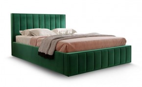 Кровать "Вена" 1400 СТАНДАРТ Вариант 1 Мора зеленый + бельевой ящик с кроватным основанием и подъемным механизмом в Елабуге - elabuga.ok-mebel.com | фото