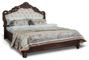 Кровать с мягким изголовьем "Патрисия", ламели (1600) караваджо в Елабуге - elabuga.ok-mebel.com | фото