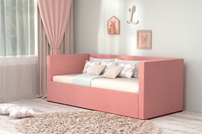 Кровать с ПМ (арт.030) (с/м 900*2000мм) (б/матр), ткань розовая в Елабуге - elabuga.ok-mebel.com | фото