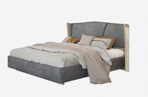 Кровать Шер КР-23-М-16 (дуб серый/Alpina 14 графит) 1600 в Елабуге - elabuga.ok-mebel.com | фото