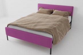 Кровать Стандарт Мини с ортопедическим основанием 1200 (велюр розовый) в Елабуге - elabuga.ok-mebel.com | фото