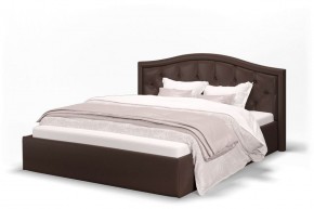 Кровать Стелла 1200 + Основание (Лесмо brown) коричневый в Елабуге - elabuga.ok-mebel.com | фото