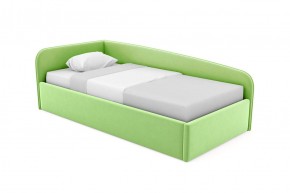 Кровать угловая Лэсли интерьерная +основание (90х200) 5 кат. ткани в Елабуге - elabuga.ok-mebel.com | фото