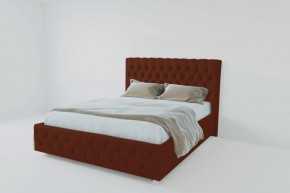 Кровать Версаль 1200 без основания (велюр бордо) в Елабуге - elabuga.ok-mebel.com | фото 1