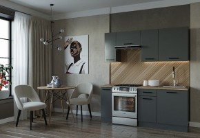Кухонный гарнитур Антрацит 1800 (Стол. 38мм) в Елабуге - elabuga.ok-mebel.com | фото