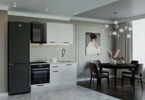 Кухонный гарнитур Белый Глянец 1600 (Стол. 26мм) в Елабуге - elabuga.ok-mebel.com | фото