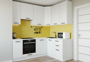 Кухонный гарнитур Белый Глянец 2200*1600 h950 (Стол. 38мм) в Елабуге - elabuga.ok-mebel.com | фото