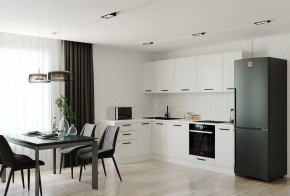 Кухонный гарнитур Белый Глянец 2600*1600 (Стол. 26мм) в Елабуге - elabuga.ok-mebel.com | фото