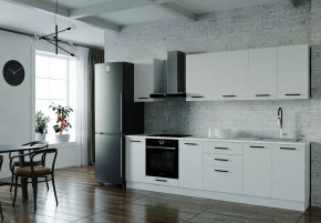 Кухонный гарнитур Белый Глянец 2800 (Стол. 38мм) в Елабуге - elabuga.ok-mebel.com | фото