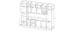 Кухонный гарнитур Бланка 3400 (Стол. 38мм) в Елабуге - elabuga.ok-mebel.com | фото 2