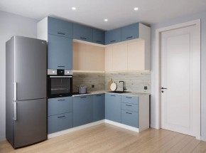 Кухонный гарнитур Фьюжн 2200*1700 (Стол. 26мм) в Елабуге - elabuga.ok-mebel.com | фото