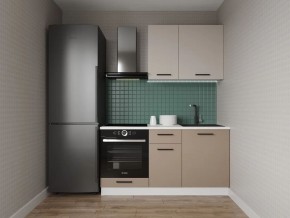 Кухонный гарнитур Каппучино 1600 (Стол. 26мм) в Елабуге - elabuga.ok-mebel.com | фото