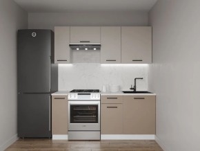 Кухонный гарнитур Каппучино 1800 (Стол. 38мм) в Елабуге - elabuga.ok-mebel.com | фото