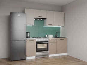 Кухонный гарнитур Каппучино 2000 (Стол. 38мм) в Елабуге - elabuga.ok-mebel.com | фото