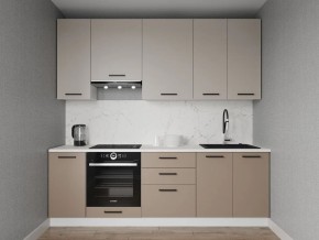 Кухонный гарнитур Каппучино 2400 h950 (Стол. 38мм) в Елабуге - elabuga.ok-mebel.com | фото