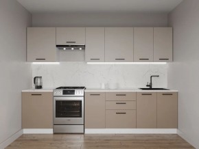 Кухонный гарнитур Каппучино 3000 (Стол. 38мм) в Елабуге - elabuga.ok-mebel.com | фото