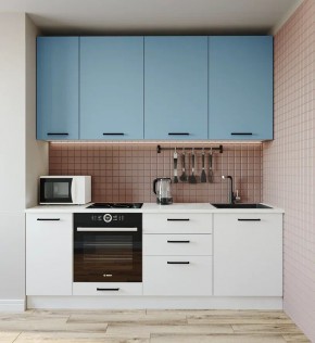 Кухонный гарнитур Капри 2200 h950 (Стол. 38мм) в Елабуге - elabuga.ok-mebel.com | фото