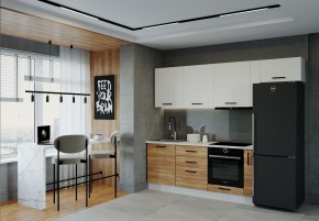 Кухонный гарнитур Лада 2550 (Стол. 38мм) в Елабуге - elabuga.ok-mebel.com | фото