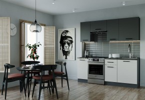 Кухонный гарнитур Лофт 2000 (Стол. 38мм) в Елабуге - elabuga.ok-mebel.com | фото