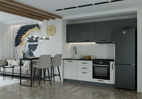 Кухонный гарнитур Лофт 2550 (Стол. 38мм) в Елабуге - elabuga.ok-mebel.com | фото