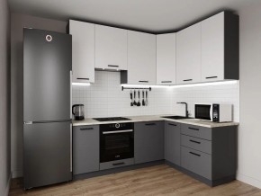 Кухонный гарнитур Меренга 2200*1600 h950 (Стол. 38мм) в Елабуге - elabuga.ok-mebel.com | фото