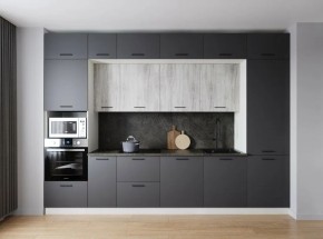 Кухонный гарнитур Санторини 3400 (Стол. 38мм) в Елабуге - elabuga.ok-mebel.com | фото