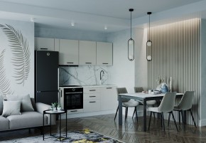 Кухонный гарнитур Шампань 2550 (Стол. 38мм) в Елабуге - elabuga.ok-mebel.com | фото