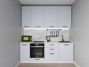 Кухонный гарнитур Смоки 2200 h950 (Стол. 38 мм) в Елабуге - elabuga.ok-mebel.com | фото