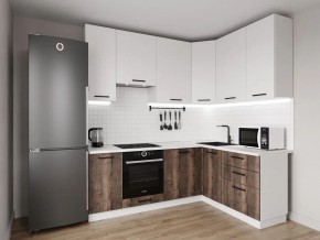 Кухонный гарнитур Старое Дерево 2200*1600 h950 (Стол. 26мм) в Елабуге - elabuga.ok-mebel.com | фото