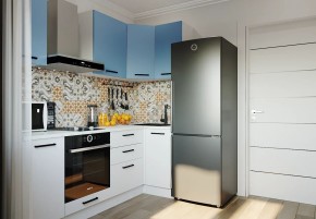 Кухонный гарнитур угловой Капри 2200х1000 (Стол. 26мм) в Елабуге - elabuga.ok-mebel.com | фото
