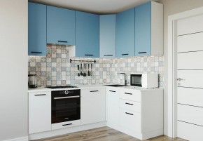 Кухонный гарнитур угловой Капри 2200х1600 h950 (Стол. 26мм) в Елабуге - elabuga.ok-mebel.com | фото