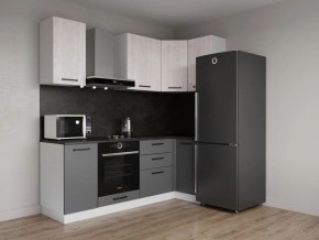Кухонный гарнитур угловой Санторини 2200*1000 (Стол. 26мм) в Елабуге - elabuga.ok-mebel.com | фото