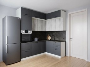 Кухонный гарнитур угловой Санторини 2200*1700 (Стол. 38мм) в Елабуге - elabuga.ok-mebel.com | фото