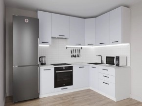 Кухонный гарнитур угловой Смоки 2200*1600 h950 (Стол. 26мм) в Елабуге - elabuga.ok-mebel.com | фото