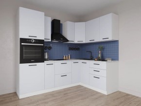 Кухонный гарнитур угловой Смоки 2400*1600 (Стол. 38мм) в Елабуге - elabuga.ok-mebel.com | фото
