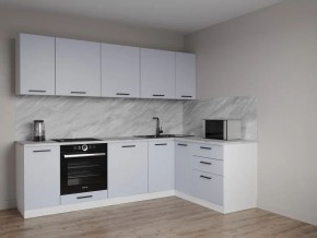 Кухонный гарнитур угловой Смоки 2600*1600 (Стол. 38 мм) в Елабуге - elabuga.ok-mebel.com | фото