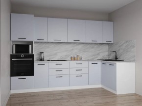 Кухонный гарнитур угловой Смоки 3200*1400 (Стол. 26мм) в Елабуге - elabuga.ok-mebel.com | фото