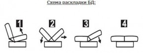 ЛАУРА ЛЮКС Диван Лаура Люкс БД+2подушки в Елабуге - elabuga.ok-mebel.com | фото 7